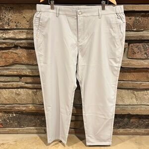 Jack Archer Jetsetter Flat Front Slim Pants in Light Gray
